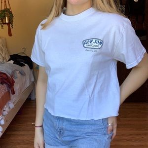 ron jon cropped tee